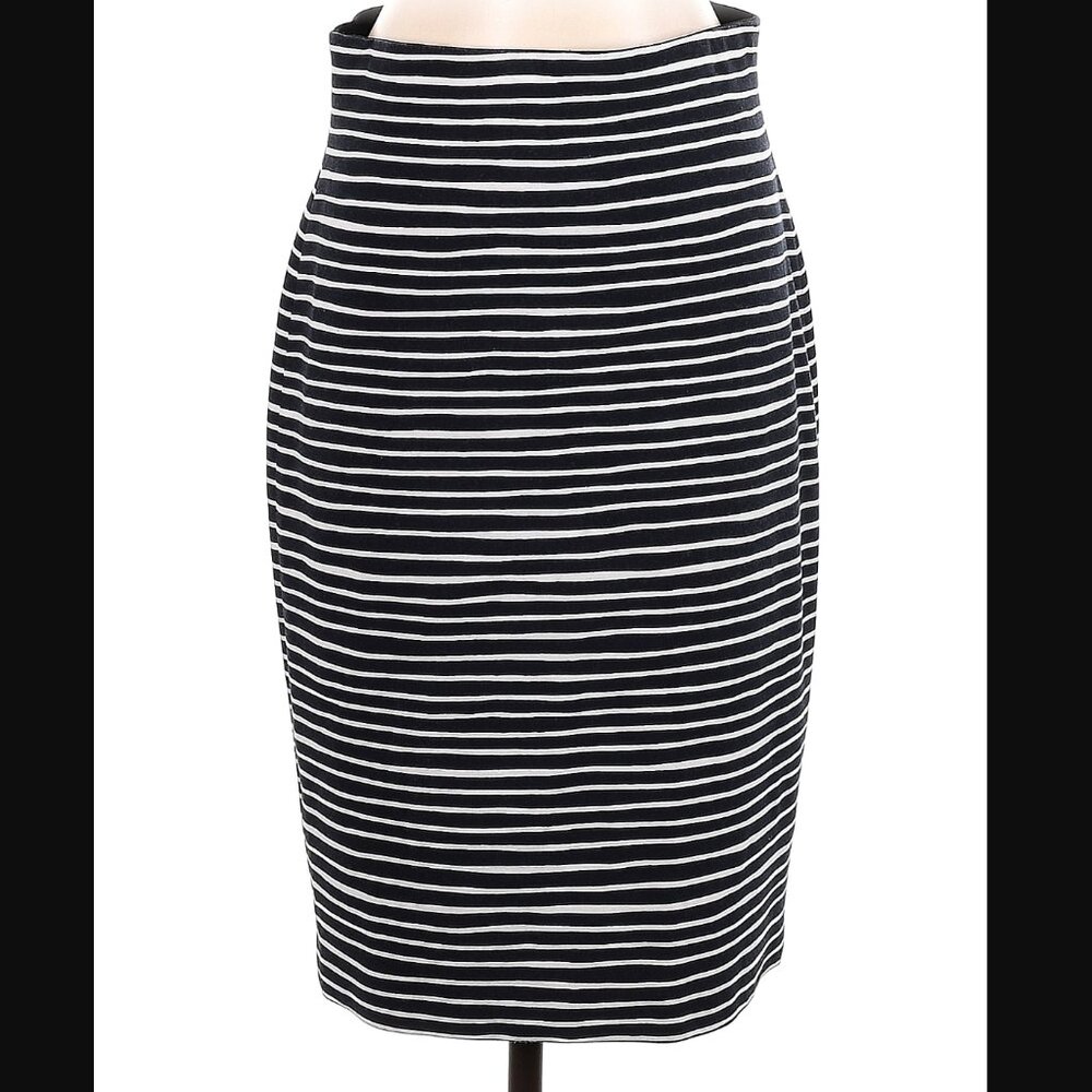 LOFT Nautical Striped Pencil Skirt - Timelessly Trendy